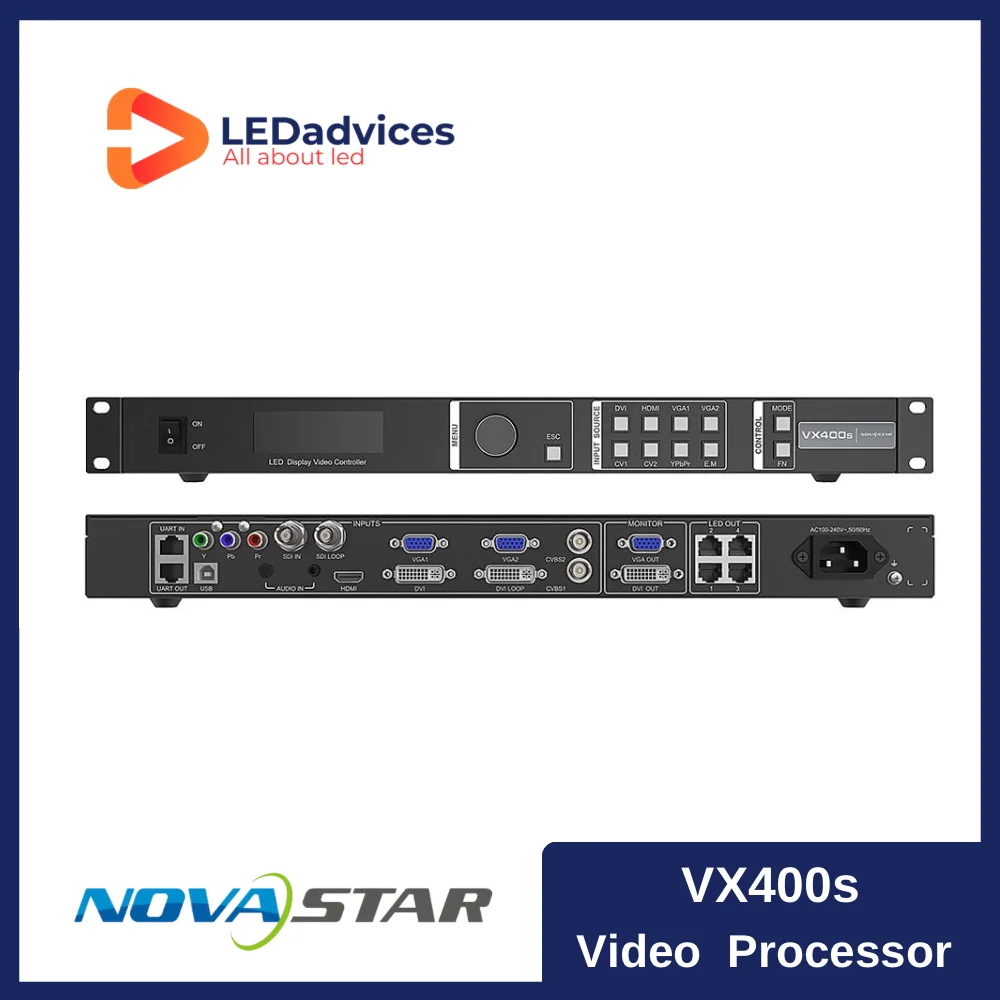 Novastar ο Ʈѷ VX400s-N, VX400s LED ÷   μ,  ̺Ʈ Ż Ǯ ÷ ũ